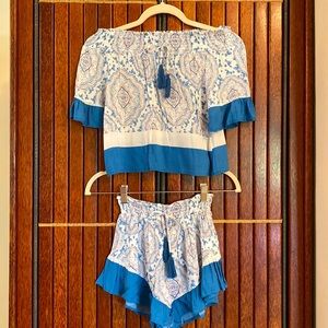 VINTAGE HAVANA GIRLS’ MATCHING SHORT SET